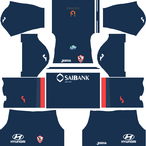 Al Zamalek Sc Kits 2022 Logo's (DLS) Dream League Soccer Kits 2022