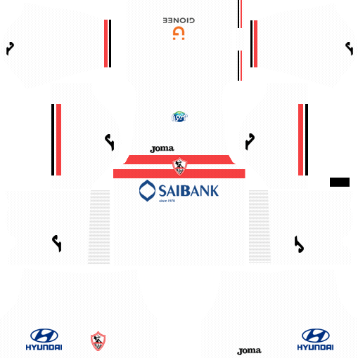 Al Zamalek Sc Kits 2022 Logo's (DLS) Dream League Soccer Kits 2022
